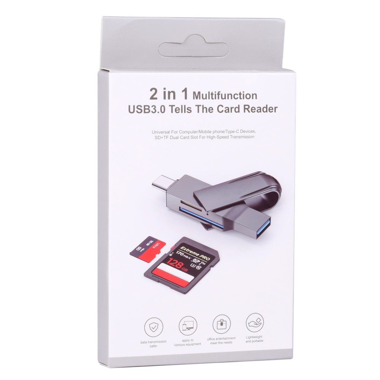 4 in 1 Multifunction USB3.0 Card Reader