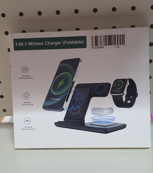 3 In 1 Wireless Charger(Foldable)